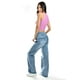 thumbnail image 4 of Jeans Wide Leg Roman Fashion de cintura asimetrica mezclilla clara azul 1, 4 of 6