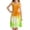 WH2, variant on Ruyang Teen Girls A Line Midi Dresses Tie-dyed Ruffle Hem Crewneck Sleeveless Tank Dresses Summer Boho Beach Sundress