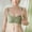 40-Green, variant on YWDJ Bras for Women Half Cup Front Close Lounge Bras Wireless Nursing Bras Spaghetti Straps Full Coverage Bras Push up Wrap Sleep Bras Padded Comfortable Solid Breastfeeding Bras Green 2XL