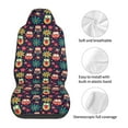 thumbnail image 5 of Pofeuu Cute Animal Print Automotive Car Seat Covers Flat Cloth Full Set Seat Covers,Car Seat Covers front seats for Cars Trucks and SUVs(Two packs), 5 of 7