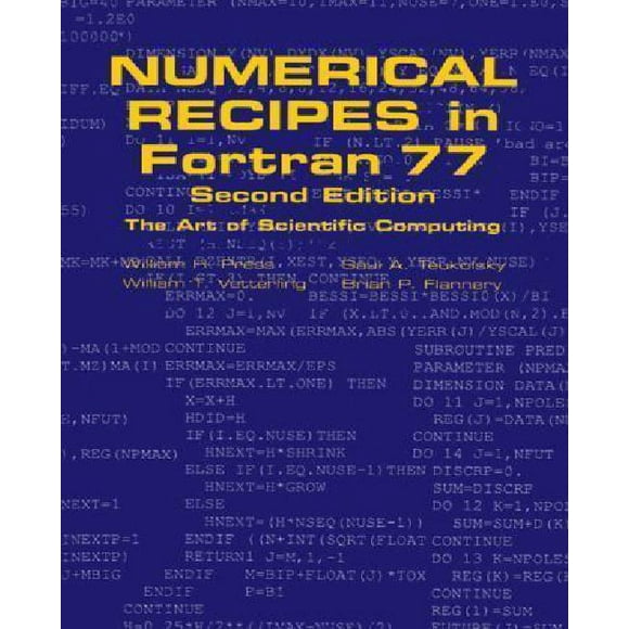 Numerical Recipes in Fortran 77: The Art of Scientific Computing