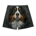 thumbnail image 1 of Beach Shorts for Men, Fast-Drying Polyester Swim Trunks with Funny Dog Print, Dual Pockets, Lightweight Summer Casual Wear, Elastic Waistband, UPF Protection, 1 of 9