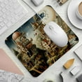 thumbnail image 2 of Bohemian Printed Square Desk Pad Mouse Pad Desk Mat Non-Slip Rubber Bottom – 8.3x9.8 Inch – Suitable for Office and Gaming, 2 of 6