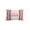 Red, variant on Morgan Red Striped " Fa La La" 100% Cotton Christmas Accent Throw Pillow 14" x 22"