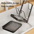 thumbnail image 3 of Kitchen Pot Lid Storage Rack | Lid Holder with Removable Drip Tray for Counter & Stove Top, Pot Lid Organizer Rack, 3 of 7