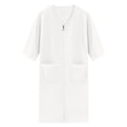 thumbnail image 4 of Wowcloth Men's Solid Color Bathrobe, Lightweight and Breathable with Absorbent Quick-Dry, All-Season for Home, Bath and Lounge, 4 of 8