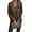 Brown, variant on Womens Dressy Casual Blouse Fall Trendy V Neck Long Sleeve Shirts Modest Plain Lace Top Pullover