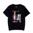thumbnail image 2 of Kamado Nezuko T-shirt short sleeve summer crewneck cotton black and white top, 2 of 5