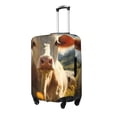 thumbnail image 2 of Fotbe Sunflower Cow Pasture Luggage Cover Protector,Suitcase Protector,Scratch and Dirt Resistant,Fits 18-32 Inch Luggage-Large, 2 of 9