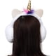 thumbnail image 2 of Orejeras de unicornio de felpa suave para mujeres niños niñas plegable Wi, 2 of 4