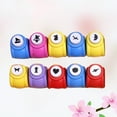 thumbnail image 2 of CIMAXIC 10PCS Kids DIY Manual Mini Paper Craft Punch Embossed Educational Toys for Children Festival Papers Greeting Cards (Random Patterns and Colors),1.38"X1.26"X0.91", 2 of 4
