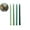 Green, variant on VQPeo Long Tapered Candles, Wax Wedding Decoration Set, Four-Pack Party Table Accents for Holiday Banquets & Celebrations
