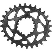 ABSOLUTE BLACK - Oval Boost148 Direct Mount Traction Chainring Black/3mm Offset, 28t