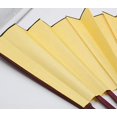 thumbnail image 4 of Chinese Fan Folding Fan Hand Fans with Traditional Chinese Arts 13inch (Yellow), 4 of 5