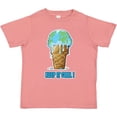 thumbnail image 3 of Inktastic Keep It Cool Melting Earth Ice Cream Cone Boys or Girls Toddler T-Shirt, 3 of 5