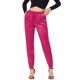 thumbnail image 1 of Pantalones de chándal casuales para mujer con cintura elástica Inspire Chic, longitud hasta el tobillo, joggers 2XL color rosa intenso, 1 of 7