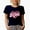 Navy Blue, variant on Mini, Retro Mother-To-Daughter Themed Mother's or Valentine's Day Gift, Black T-Shirt, 3XL