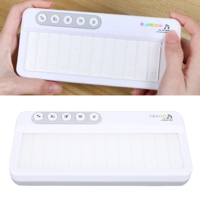 Juguete De Piano Para Bebé, Luces Coloridas, Juguete De Piano Iluminado Para Bebé, Melodías Musicales, Educación Temprana, Coordinación Mano-ojo, Mini Teclado De Bolsillo