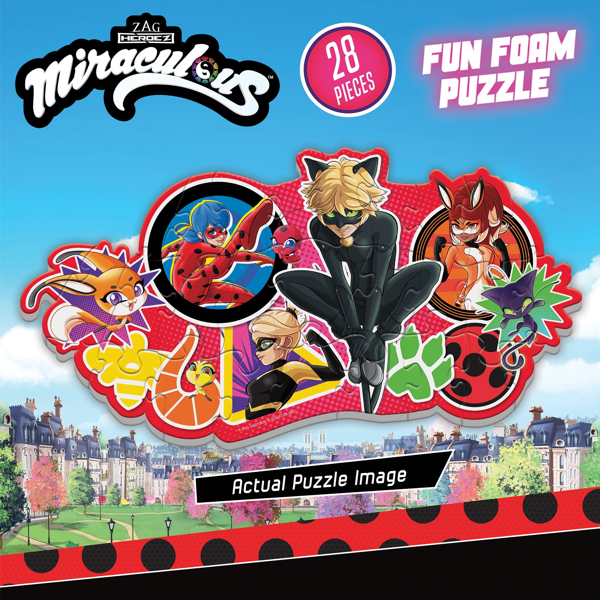 MIRACULOUS - FUN FOAM PUZZLE - Walmart.com