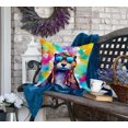 thumbnail image 4 of Carolines Treasures DAC4013PW1818 18 x 18 in. Unisex Hippie Animal Otter Polyester Fabric Throw Pillow, 4 of 5