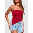 thumbnail image 4 of Remera PRETTYGARDEN Top Tubo Sin Tirantes Fruncido Asimétrico XL, 4 of 8