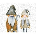 thumbnail image 2 of Kimberly, Allen 18x15 Gold Ornate Wood Framed with Double Matting Museum Art Print Titled - Two Gnomes, 2 of 4