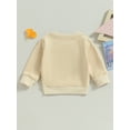 thumbnail image 4 of Bagilaanoe Toddler Baby Girl Boy Casual Sweatshirt Long Sleeve Pullover 6M 12M 18M 24M 3T 4T Kids Fall Loose Tee Tops, 4 of 8