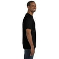 thumbnail image 3 of Hanes Men's 3 Pack Authentic 6 Oz Cotton Crewneck Black T-Shirt, Size 3XL, 3 of 3