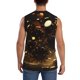 thumbnail image 4 of Fotbe Classical Golden Casino Men's Camiseta sin Mangas Estampada para Hombres, Playera Casual para Gimnasio, Entrenamiento, Playa-X-Large, 4 of 7