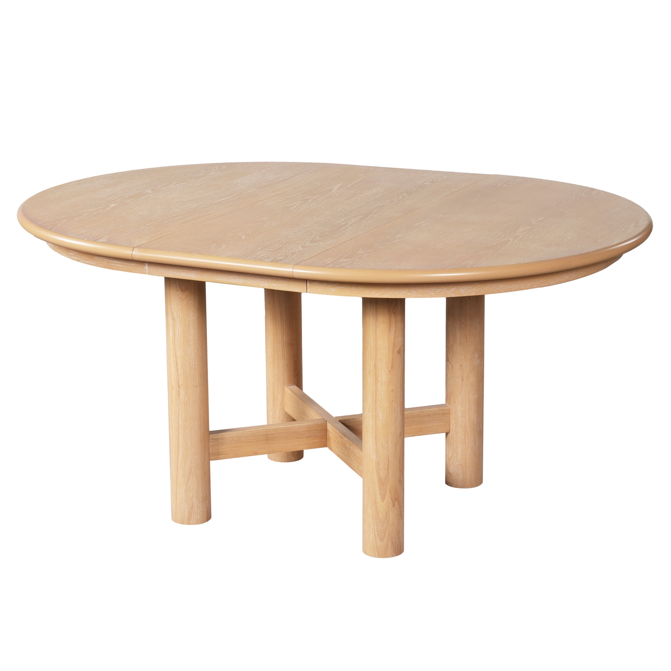 Christopher Knight Home Extendable Oval Dining Table with Removable Leaf, Seats 4-6 People, Natural
