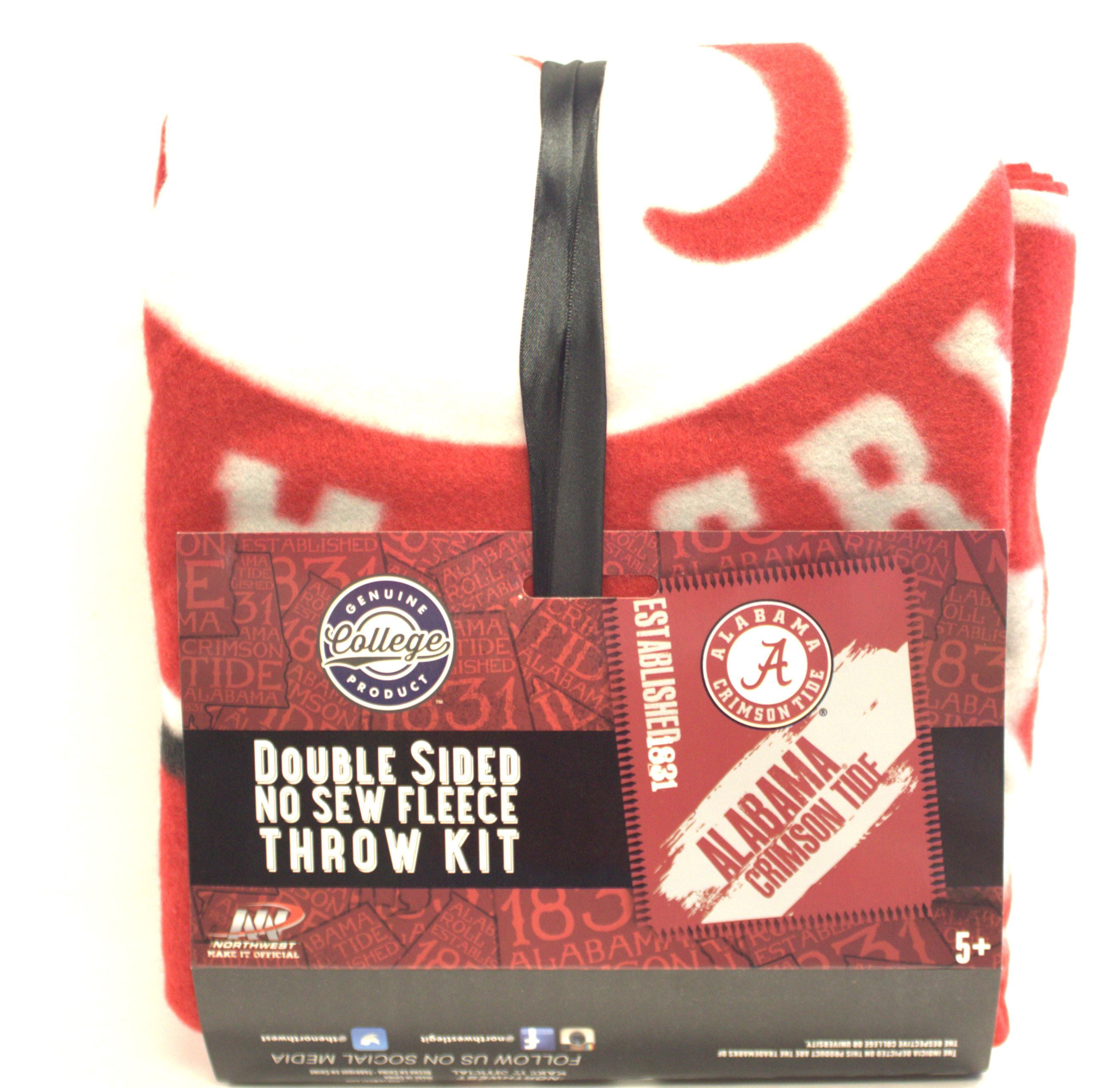 Wolf No Sew Fleece Throw Kit