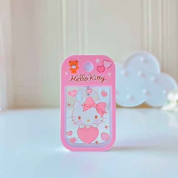 Hello Kitty botella de dibujos animados, botella vacía de 45ml con espray para Perfume, Alcohol, loción de desinfección