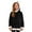 Black, variant on SRZYMJ Boys Flannel Hooded Pullover Sweatshirt Soft Cozy Casual Wear Youth Childrens Outerwear Jacket Top Light Pink 10-11 Years
