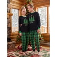 thumbnail image 5 of Family Christmas Pajamas Matching Set Long Sleeve Crew Neck Shirt and Pants, 5 of 8