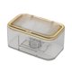 thumbnail image 2 of Soporte para cajas de pañuelos montado en la pared con tapa automática de elevación, dispensador de papel transparente para baños, cocina, oficina y almacenamiento de sobremesa, 2 of 6