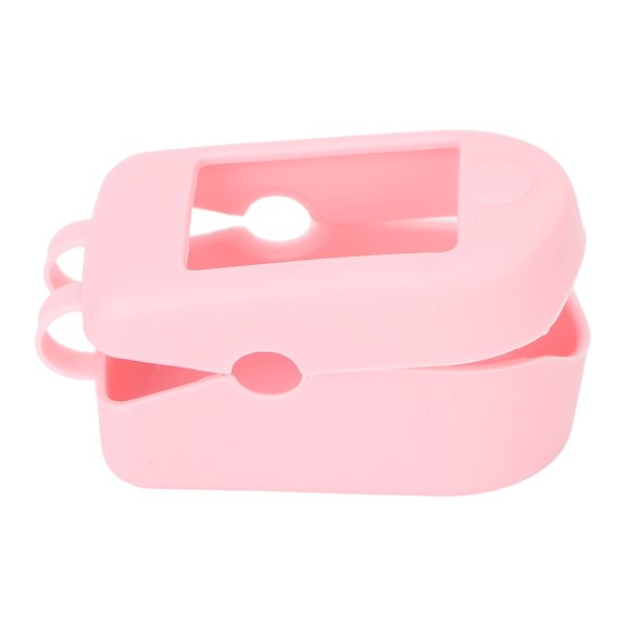 Estuche para oxímetro compacto, portátil, suave, cómodo, estable, confiable, eficaz, cubierta protectora para el hogar al aire libre, color rosa