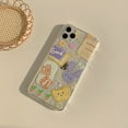 thumbnail image 3 of Compatible with iPhone 11 Case, Clear Cute Rabbits Cartoon Animal Graffiti Pattern Smooth Soft TPU Anti-Fall Anti-Scratch Protective Case for Girls Women for iPhone 11-Purple, 3 of 8