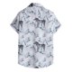 thumbnail image 4 of Hombres Casual Botones Playa Sin posicionamiento Estampado Turndown Camisa de manga corta Blusa Pompotops oipoqjl49430, 4 of 8