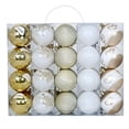 thumbnail image 3 of 40 adornos navideños colgantes de bolas con orificio para colgar, reutilizables, para el árbol de Navidad. Estilo C, 3 of 9