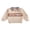 Beige, variant on RUINIXCW Toddler Baby Boy Thanksgiving Sweatshirt Outfit Fall Winter Quarter Zip Sweatshirts Letter Turkey Embroidery Plaid Lapel Long Sleeve Pullover Shirt Top