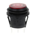 AC 6A/250V 3 Pin Round Rocker Toggle ON/OFF Waterproof SPDT Switch