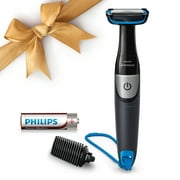 Philips Norelco Bodygroom Series 1100 Showerproof Body & Manscaping Trimmer and Groomer For Above and Below The Belt, BG1026/60