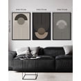 thumbnail image 4 of Drsoum Boho Vintage Canvas Print Wall Art 24x36in3pcs Black Framed Large Bohemain Abstract Modern home Art Decorative for Living Room Bedroom Office, 4 of 8