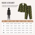 thumbnail image 4 of Honeii Corn And Dragonflies print Women's Pajama Sets Long Sleeve Button Down Sleepwear Nightwear Soft Pjs Lounge Sets-Medium, 4 of 7
