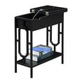 thumbnail image 2 of Convenience Concepts Table d'Appoint Omega avec Station de Charge, Noir/noir, 2 of 5