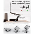 thumbnail image 2 of BENFEI Laptop Stand with USB C 6in1 Docking Station, HDMI 4K@60Hz,Gigabit Ethernet, 100W Power Delivery, 10Gbps 1*USB C 3.2 and 2*USB A 3.2 Compatible with MacBook Pro/Air, iPad Pro, XPS, Thinkpad, 2 of 9