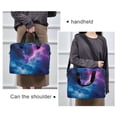 thumbnail image 6 of FORMRS 16" Laptop Bag Carrying Sleeve Case with Handle Travel Shoulder Briefcase, Galaxy Pattern, 6 of 8