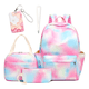 thumbnail image 1 of Mochila Escolar Para Niñas De Primaria Y Secundarias, Con Bolsa De Lonchera Xtella rosa, 1 of 3
