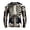 Khaki, variant on Men Full Skeleton Bone Print Crew Neck Long Sleeve T-Shirt, Loose Fit Gothic Halloween Graphic Casual Streetwear Tee Top(Black,S)