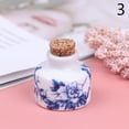 thumbnail image 2 of Ceramic Glass Dappen Dish Bottle Liquid Glitter Bowl Cup With Wood Lid Peony, 2 of 8